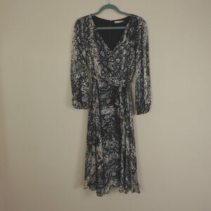 Alice‎ Olivia Dress Python Snake Print Midi